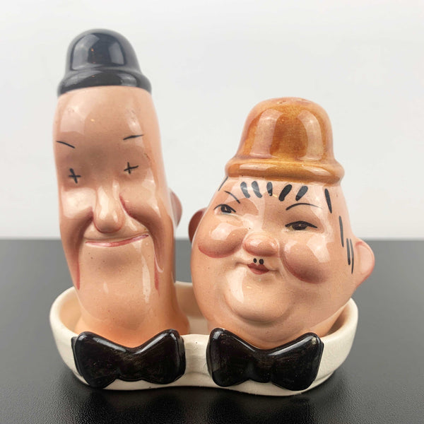 Beswick Laurel and Hardy salt and pepper set