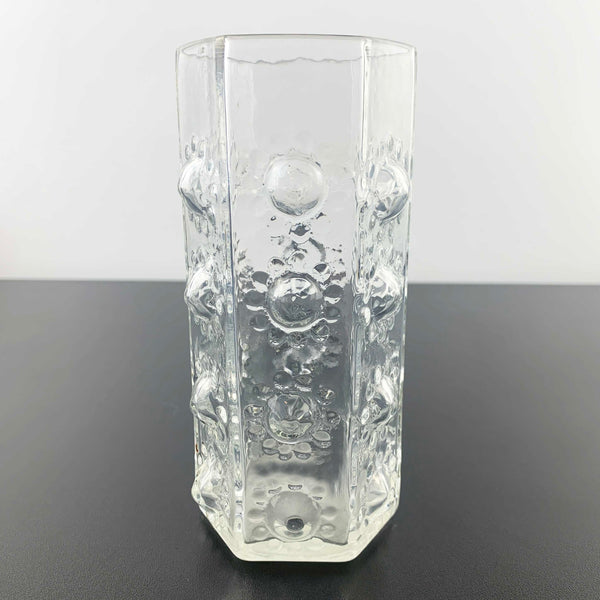 Frank Thrower 'Nipple' vase by Dartington Crystal