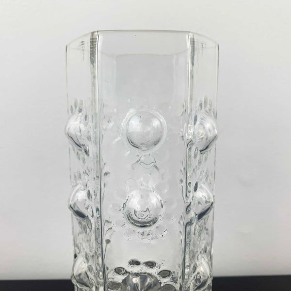 Frank Thrower 'Nipple' vase by Dartington Crystal