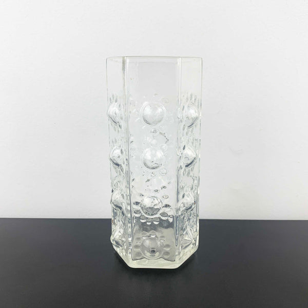 Frank Thrower 'Nipple' vase by Dartington Crystal