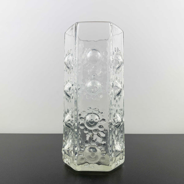 Frank Thrower 'Nipple' vase by Dartington Crystal