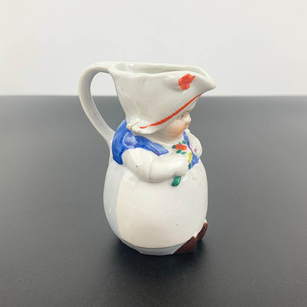 Miniature Dutch girl creamer/milk jug