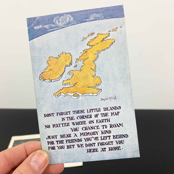 United Kingdom early 1900's scenic collectible postcards - Set of 8