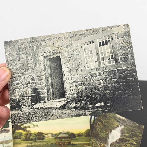 United Kingdom early 1900's scenic collectible postcards - Set of 8