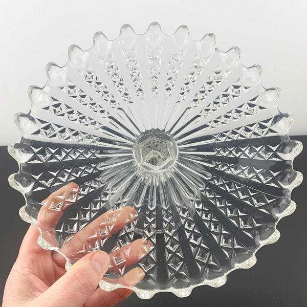 Samuel Reich & Co 1920's footed cake plate