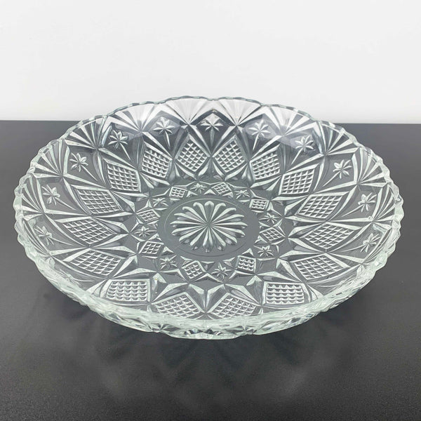 Gibson Glass large 'Jewelite' platter