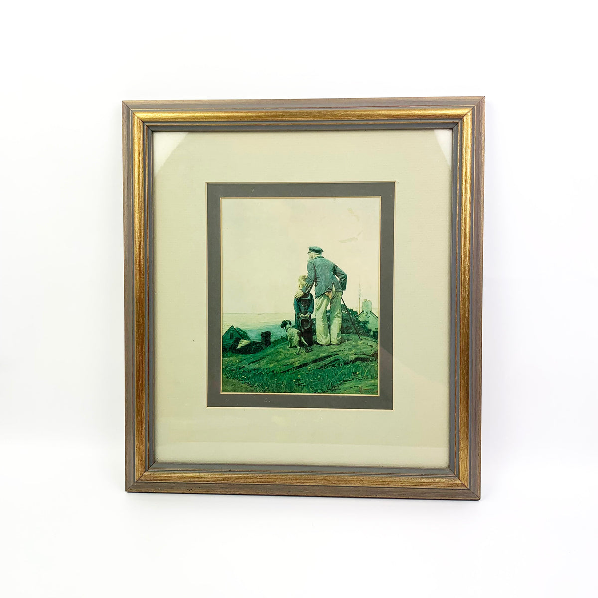 Norman Rockwell 'Outward Bound' framed art – Feature Furniture & Vintage