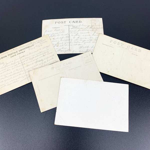 WW1 postcards featuring Lord Kitchener and ANZAC soldier correspondence - Set of 5