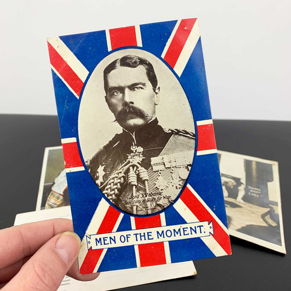 WW1 postcards featuring Lord Kitchener and ANZAC soldier correspondence - Set of 5