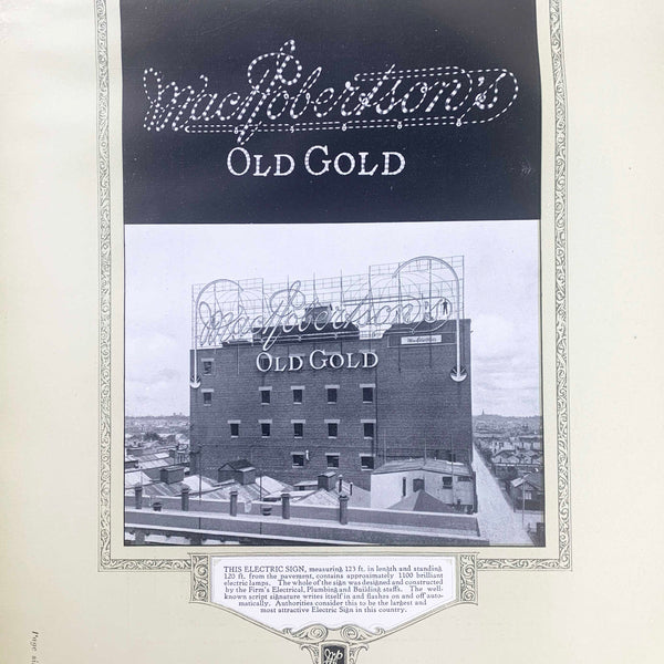 1921 MacRobertson Collectible Book 'A Young Man and a Nail Can'