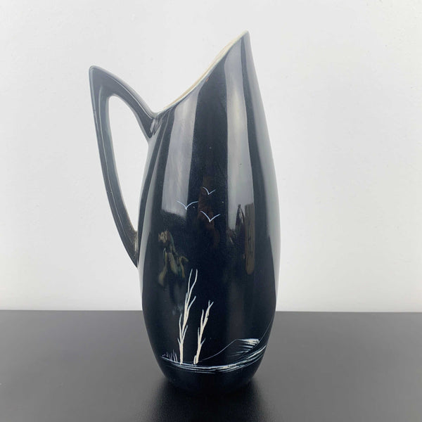 Diana Pottery mid century 'Spear Thrower' in pitcher form