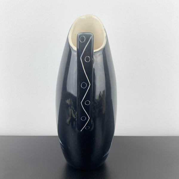 Diana Pottery mid century 'Spear Thrower' in pitcher form