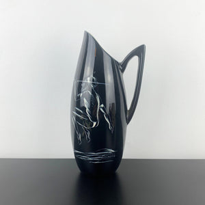 Diana Pottery mid century 'Spear Thrower' in pitcher form
