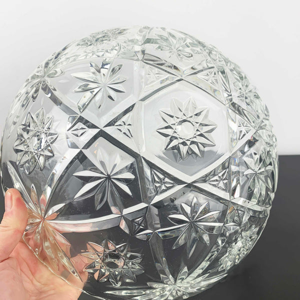 Anchor Hocking Prescut 'Star of David' large serving bowl