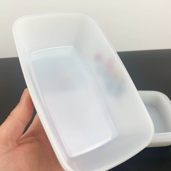 Arcopal 'Anemone' lidded butter dish