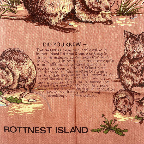 Vintage Australian wildlife tea towel collection - Set of 3