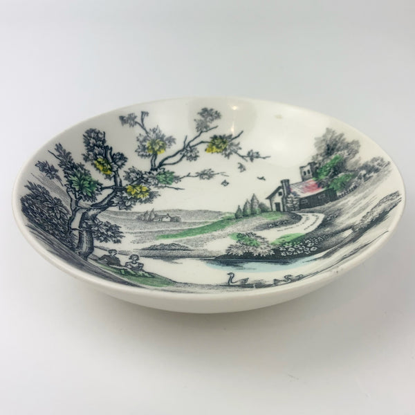 Pretty Japanese ceramic mini decorative bowl
