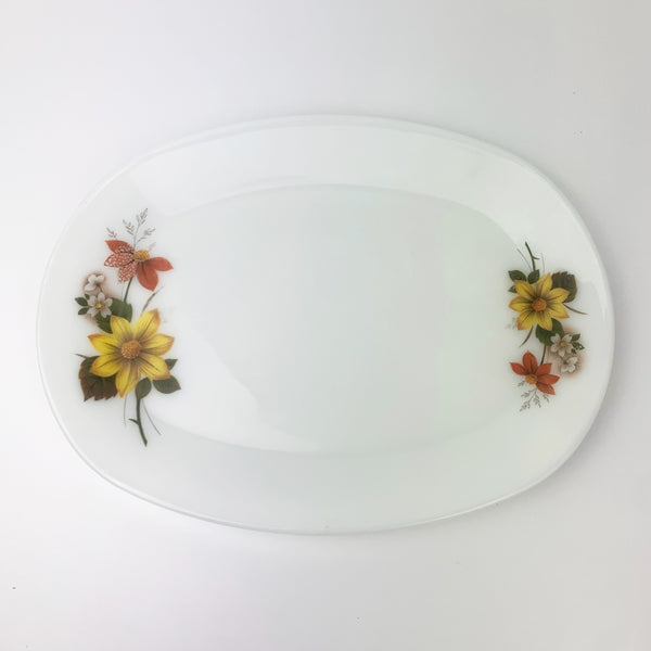 Pyrex England Autumn Glory Oval Platter