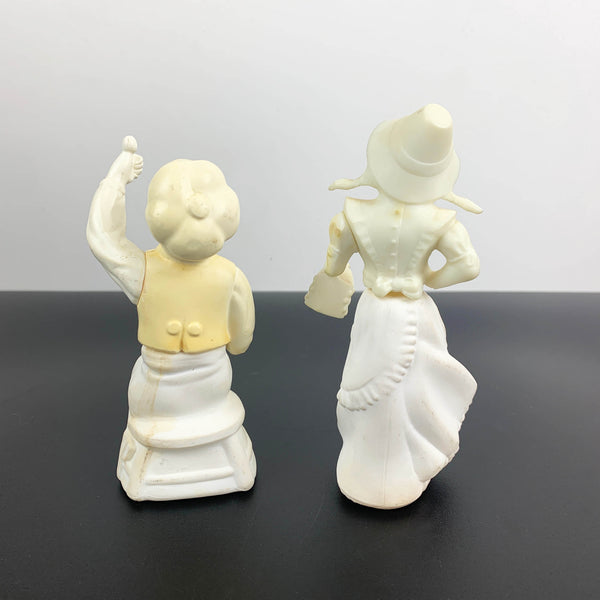 Avon collectible glass perfume bottles - Jack Horner and Mary Mary Set of 2