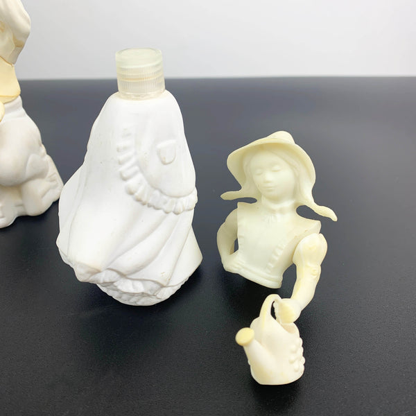 Avon collectible glass perfume bottles - Jack Horner and Mary Mary Set of 2
