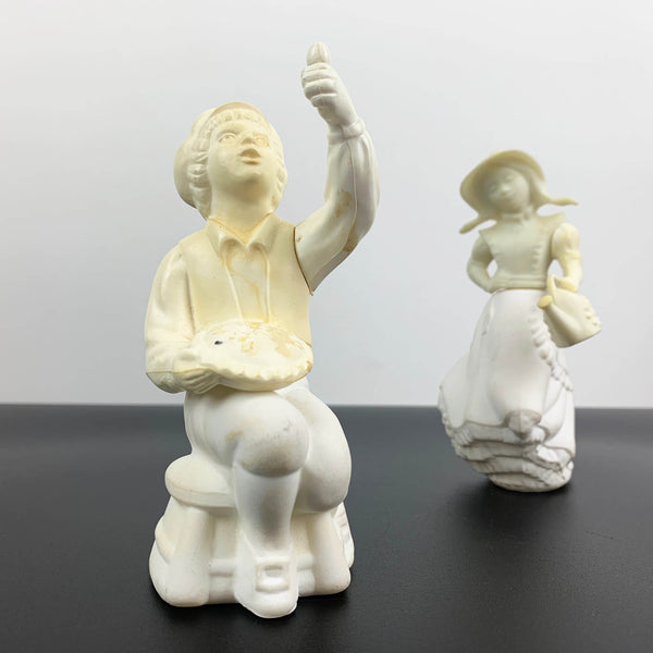 Avon collectible glass perfume bottles - Jack Horner and Mary Mary Set of 2