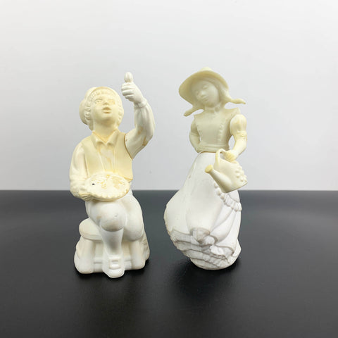 Avon collectible glass perfume bottles - Jack Horner and Mary Mary Set of 2