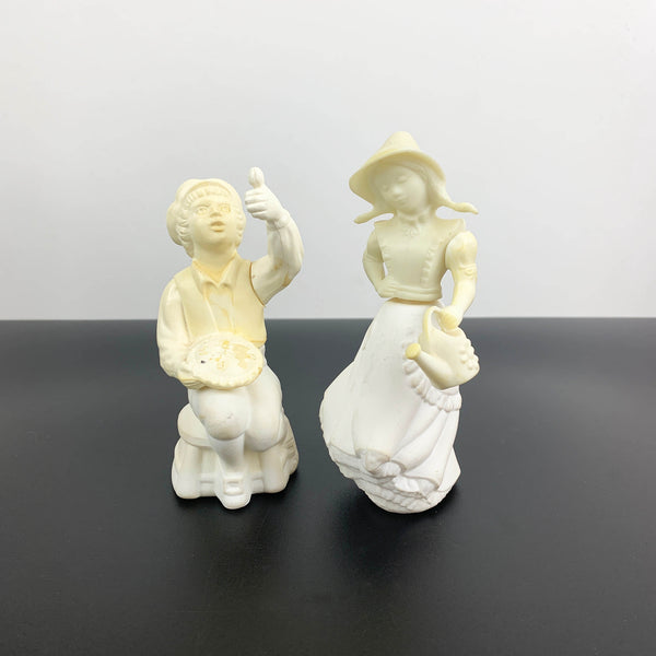 Avon collectible glass perfume bottles - Jack Horner and Mary Mary Set of 2