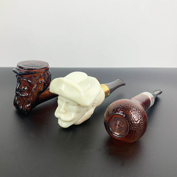 Avon collectible after shave pipe bottles - Set of 3