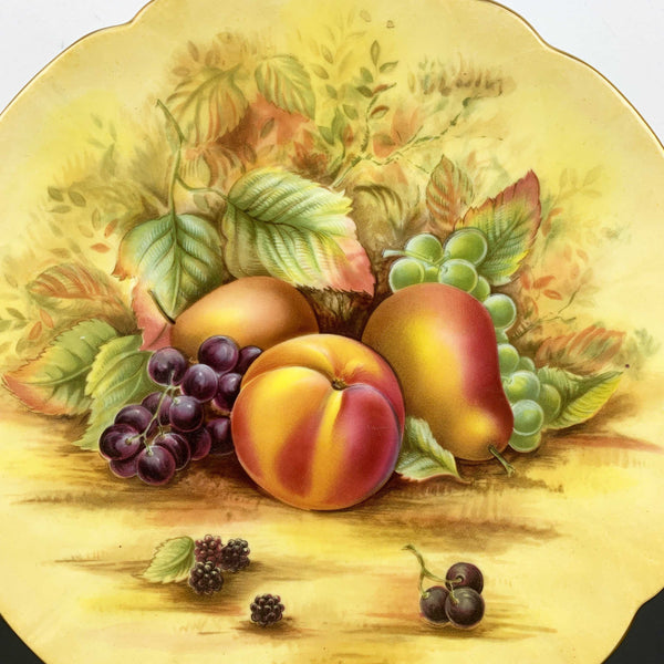 Aynsley 'Orchard Gold' cake plate