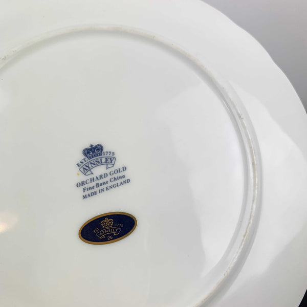 Aynsley 'Orchard Gold' cake plate