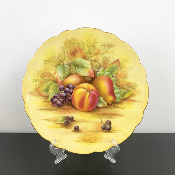 Aynsley 'Orchard Gold' cake plate