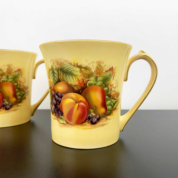 Aynsley 'Orchard Gold' coffee mug - Set of 2
