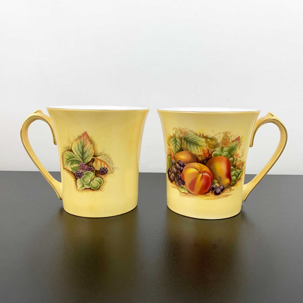 Aynsley 'Orchard Gold' coffee mug - Set of 2