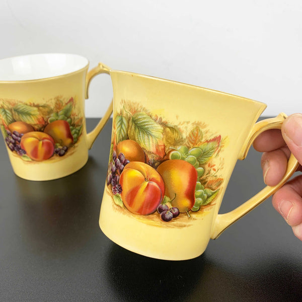 Aynsley 'Orchard Gold' coffee mug - Set of 2