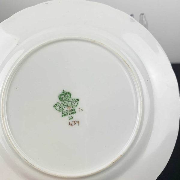 Aynsley Fruit pattern plate and gold saucer replacements - Sold separately