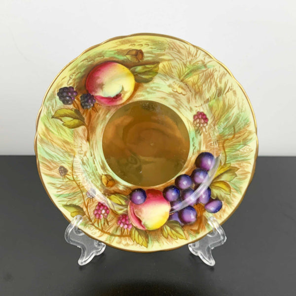 Aynsley Fruit pattern plate and gold saucer replacements - Sold separately