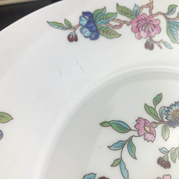 Aynsley 'Pembroke' double handled cake plate with gold trim