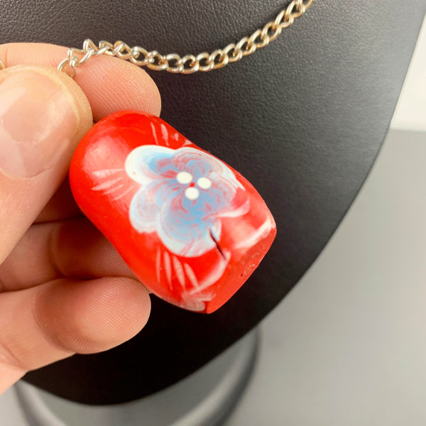 Babushka Russian Doll pendant necklace