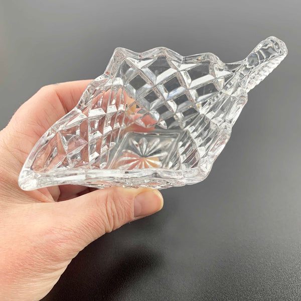 Bagley Glass art deco diamond shaped mint sauce jug