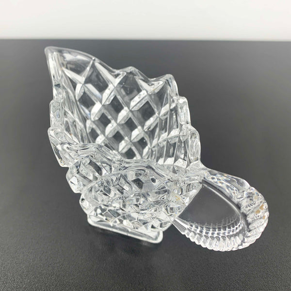 Bagley Glass art deco diamond shaped mint sauce jug