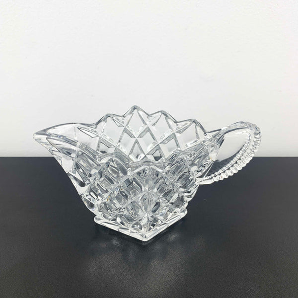 Bagley Glass art deco diamond shaped mint sauce jug