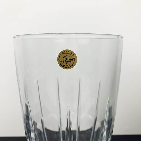 Cristal D'Arques gold label on vintage vase