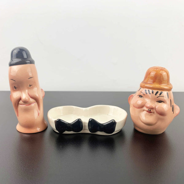 Beswick Laurel and Hardy salt and pepper set