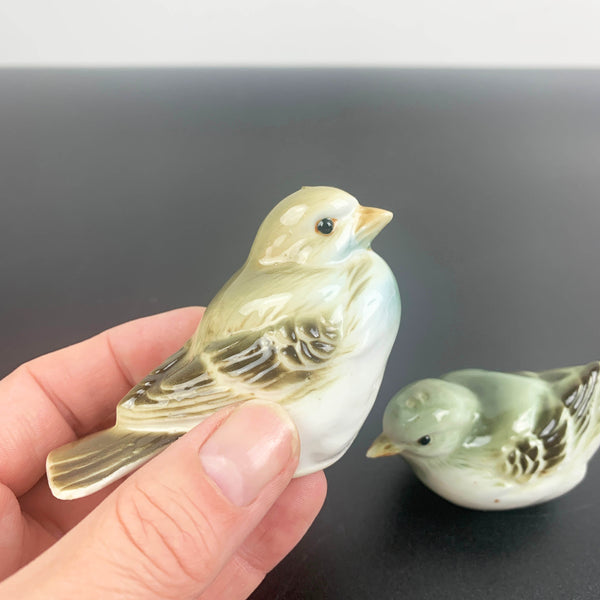 Small birds novelty salt and pepper shakers