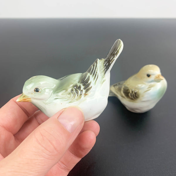 Small birds novelty salt and pepper shakers
