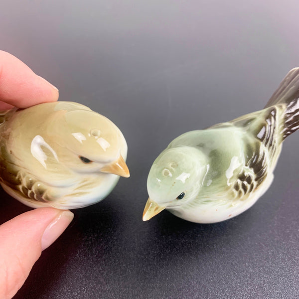 Small birds novelty salt and pepper shakers