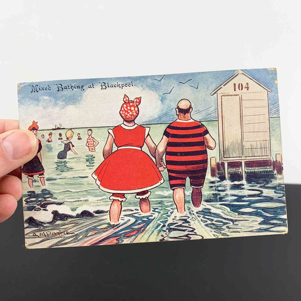 Souvenir postcards of Blackpool, England c.1907-1909 - Set of 5