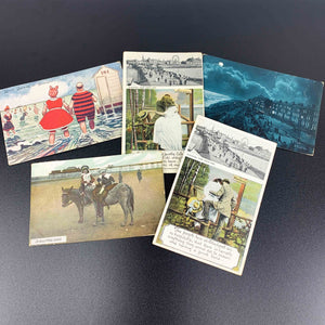Souvenir postcards of Blackpool, England c.1907-1909 - Set of 5