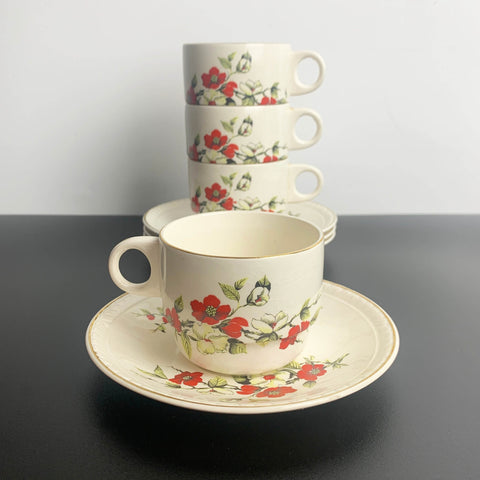 Brexton England tea and coffee cup duos