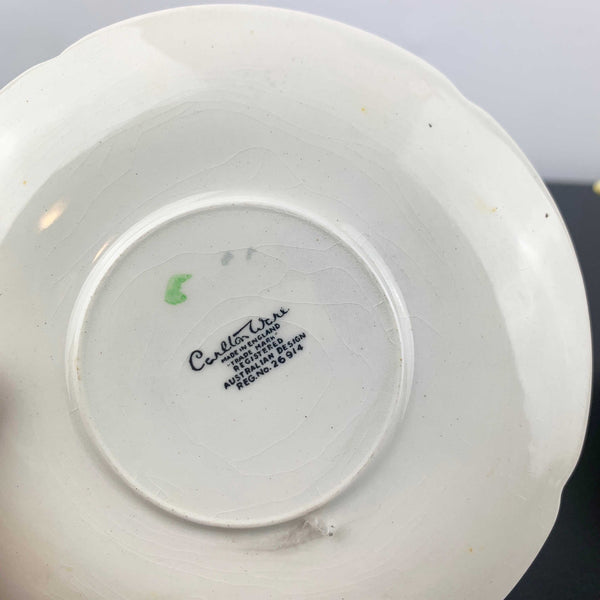 Carlton Ware 'Buttercup' gravy boat and underplate